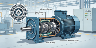 Electric motor bearings types and maintenance for industrial motors