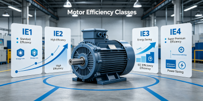 Electric motor efficiency classes IE1 IE2 IE3 IE4 standards guide