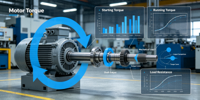 Electric motor torque starting torque running torque and load requirements guide