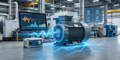Electric motor vibration analysis and monitoring for industrial motors