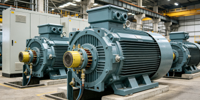 Industrial High Voltage Electric Motors for Heavy Applications