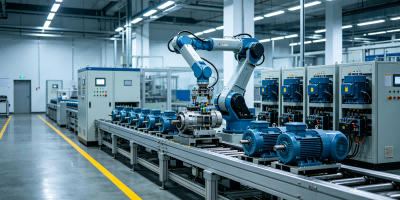 Manufacturing industry motors for factory automation and industrial equipment