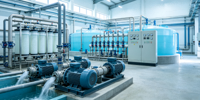 Water treatment industry motors for pumping and filtration systems